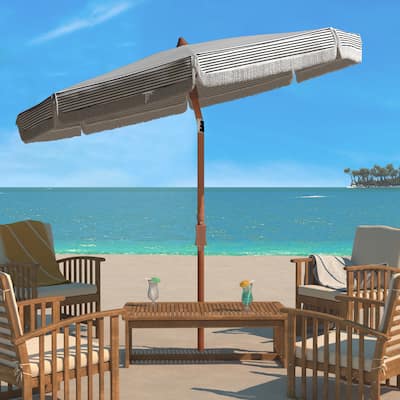 SAFAVIEH Outdoor Elliana 6.5 Ft Umbrella