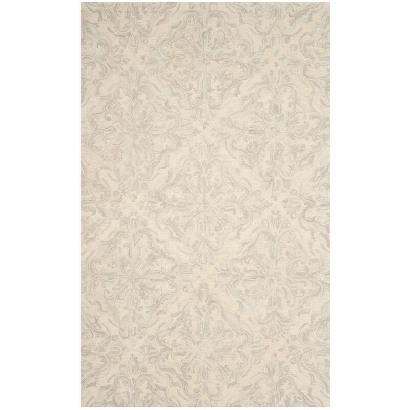 SAFAVIEH Handmade Blossom Letty Modern Floral Wool Rug