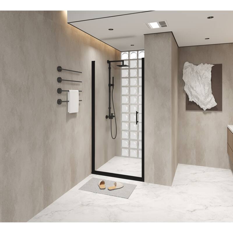34"x 72" Pivot Shower Door Aluminum Frame