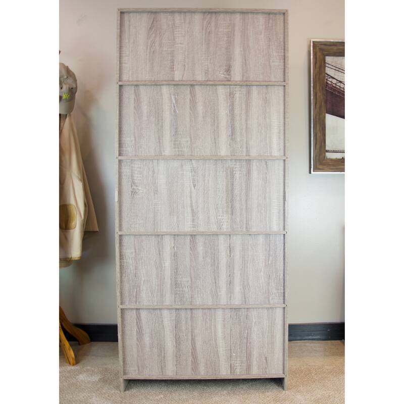 Slide Logic 6 Tier 72"H x 32"W Bookcase