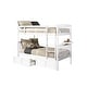 preview thumbnail 16 of 22, Somette Claire Twin Bunk Bed with Storage Drawers and Tray (Mattresses Not Included)