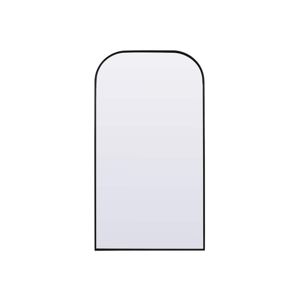 Indigo Home Metal Frame Arch Full Length Mirror 35x66 Inch