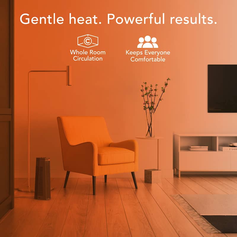 Vornado Rise 20H Whole Room Tower Heater for Home, Advanced Safety