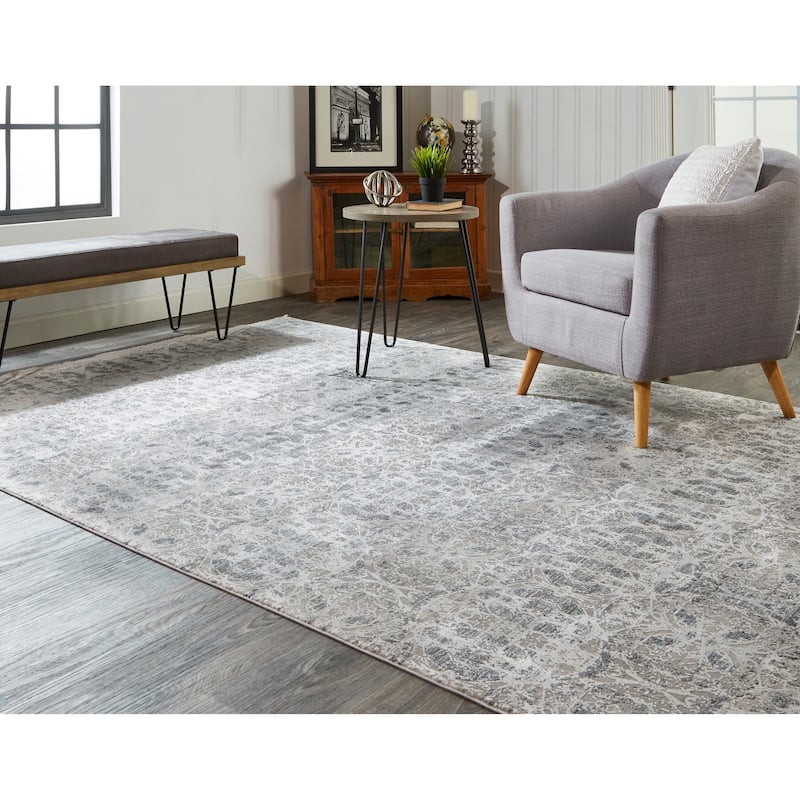 Grand Bazaar Lindstra Machine Made Oriental Modern Area Rug