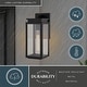 preview thumbnail 5 of 4, Vaxcel Lighting T0776 Uptown 13" Tall Outdoor Wall Sconce