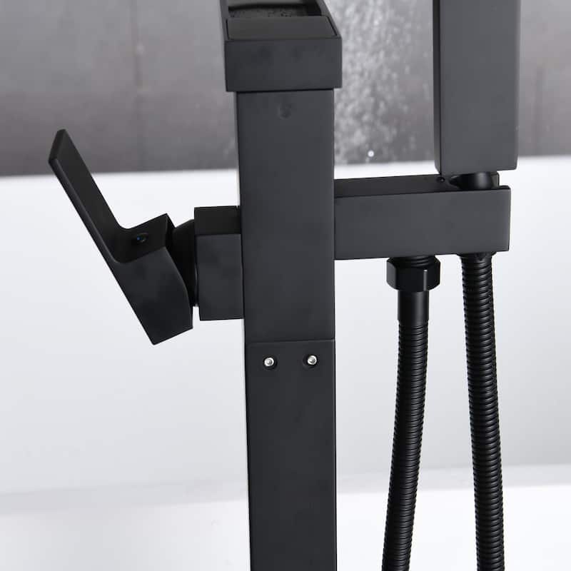 PROOX Waterfall bath Tub Filler with Hand Shower Faucet