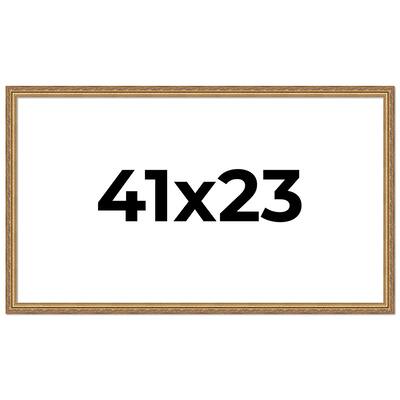 41x23 Frame Red Solid Wood Picture Frame Width 1.75 Inches | Interior Frame Depth 1 13/16 Inches