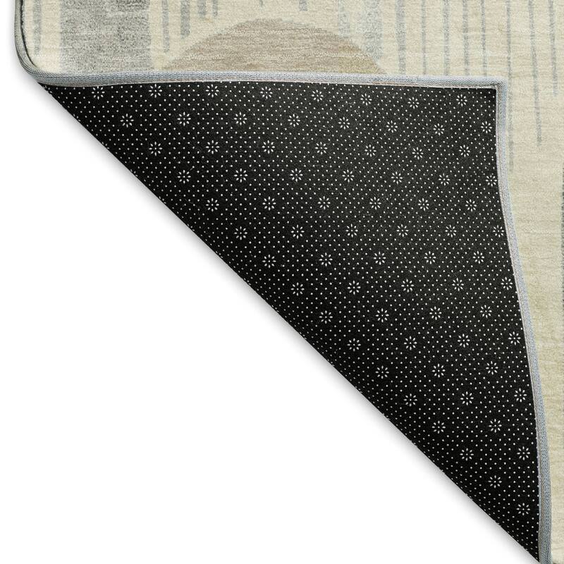Premium Washable Super Soft Contemporary Imprints Mayfield Rug