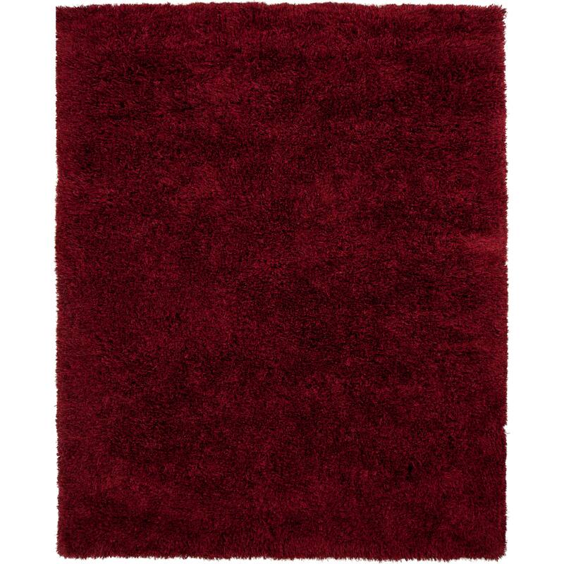 The Curated Nomad Baden Hand-woven Wool Soft Shag Area Rug