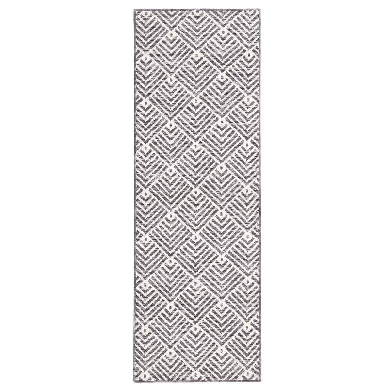 TOWN & COUNTRY EVERYDAY Walker Modern Stripe Everwash Washable Multi-Use Non-Slip Backing Decorative Rug