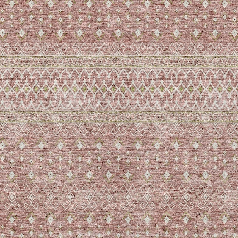HomeRoots Tribal Transitional Rectangle Outdoor Rug