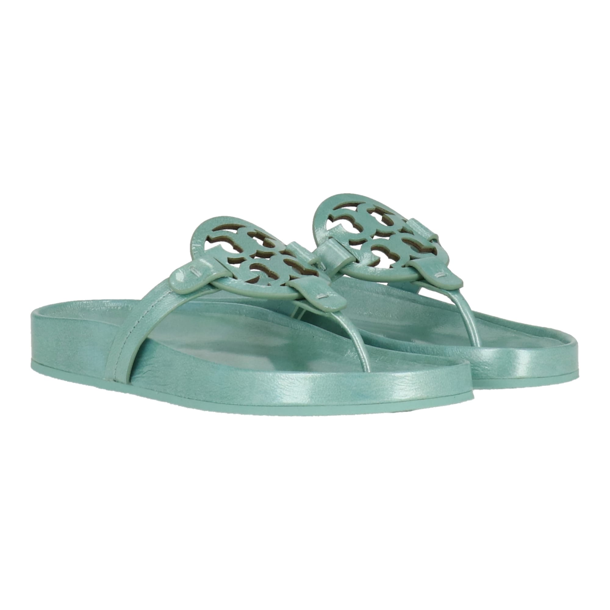 Tory Burch Womens Light Blue Miller Cloud Sandal Bed Bath Beyond 41620589