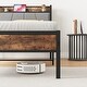 preview thumbnail 2 of 23, Storage Headboard with Charging Station, Solid and Stable, Noise Free