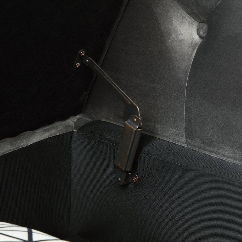 63" Velvet Multifunctional Storage Rectangular Sofa Stool