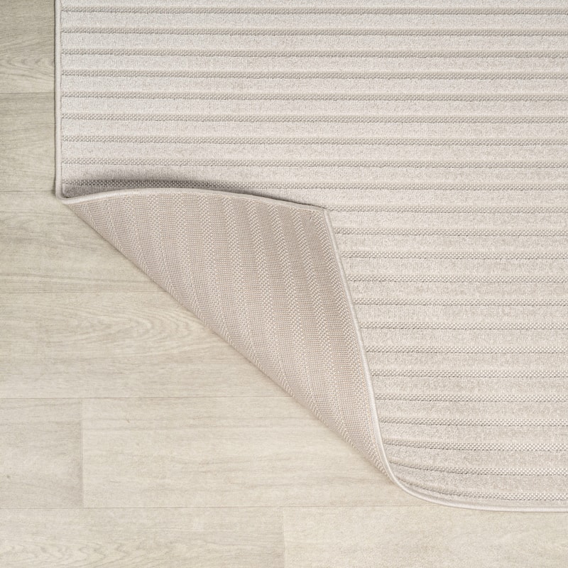 JONATHAN Y Maribo Minimalist Scandi Striped Navy/ivory Area Rug