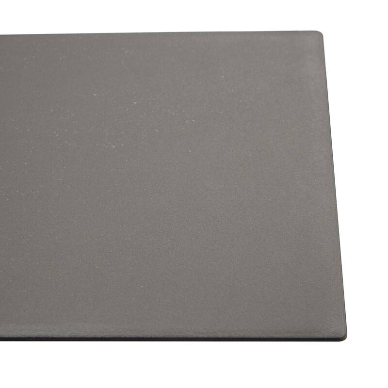 Merola Tile Piscina Brick Matte Dark Grey 9-5/8" x 19-1/2" Porcelain Floor and Wall Tile