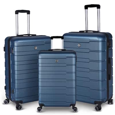 3 Piece Sets Hardside Carry-on Luggage Sets with Spinner Wheels(20"/24"/28")