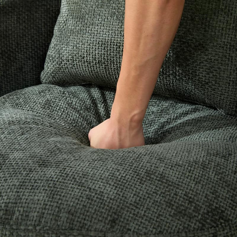 30"W Modern Upholstered Armchair,Accent Chair with a Pillow