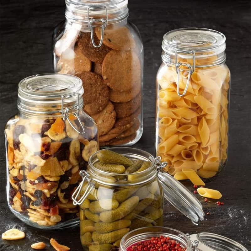 Bormioli Rocco Set of 2 Fido Jars