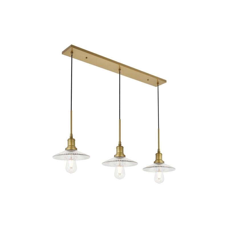 Waltz 3 light black Pendant