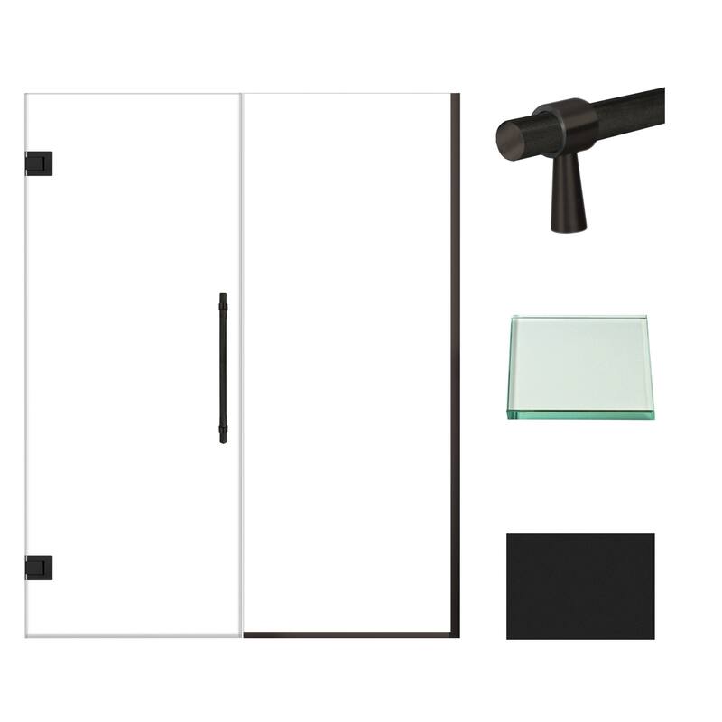Transolid EHTB605307610C-BK Elizabeth 76" High x 60-1/2" Wide Hinged