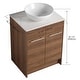 preview thumbnail 53 of 125, BNK 24/36/48/60 Inch Bathroom Vanity with Sink, Freestanding Bathroom Vanity with Soft Close Doors and Adjustable Shelf