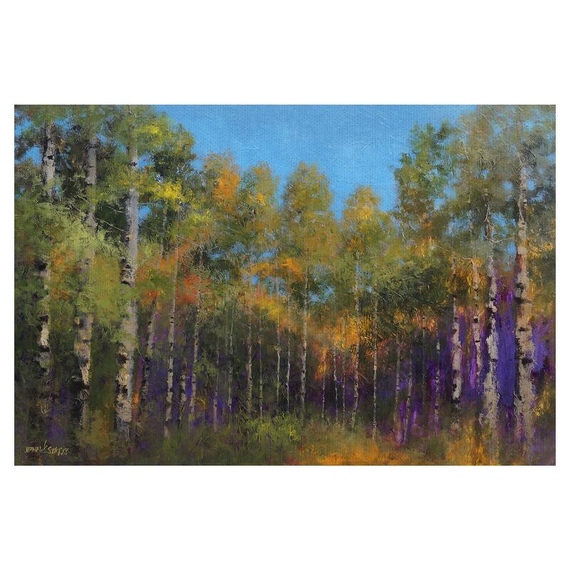 Aspen Autumn by Thomas Stotts Canvas Art Print