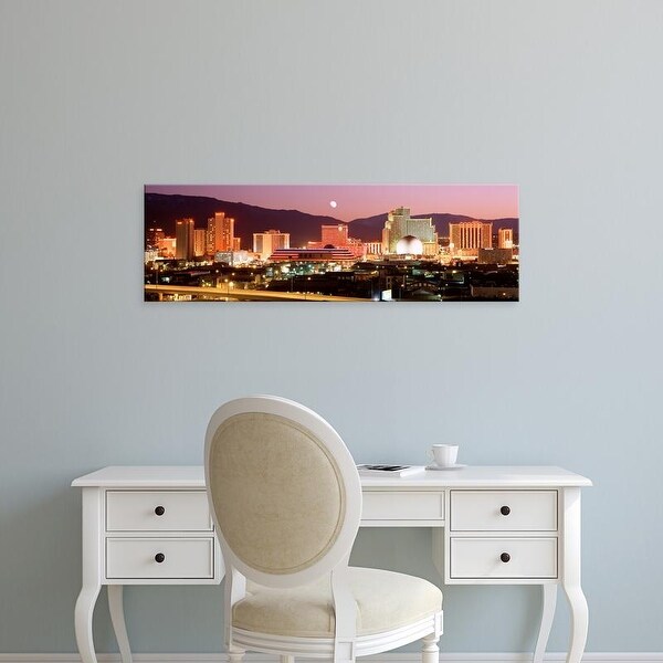Easy Art Prints Panoramic Images's 'Reno, Nevada, USA' Premium Canvas Art