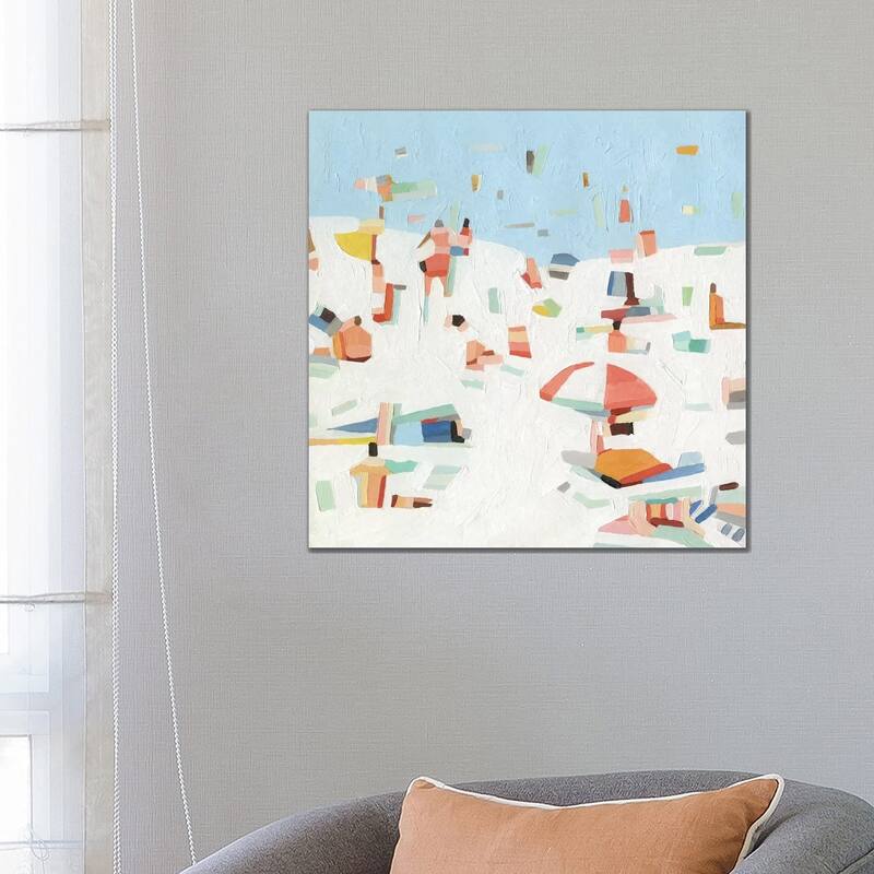 iCanvas "Summer Confetti III" by Emma Scarvey Canvas Print - 26x26x1.5