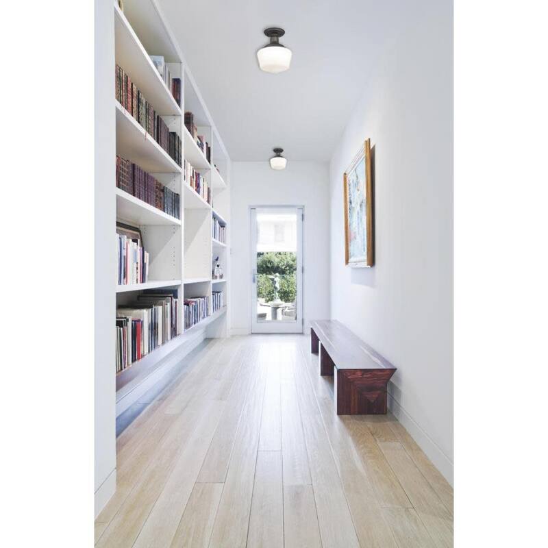 Roseto Chilliwack Single Light 7" Wide Semi-Flush Drum Ceiling Fixture