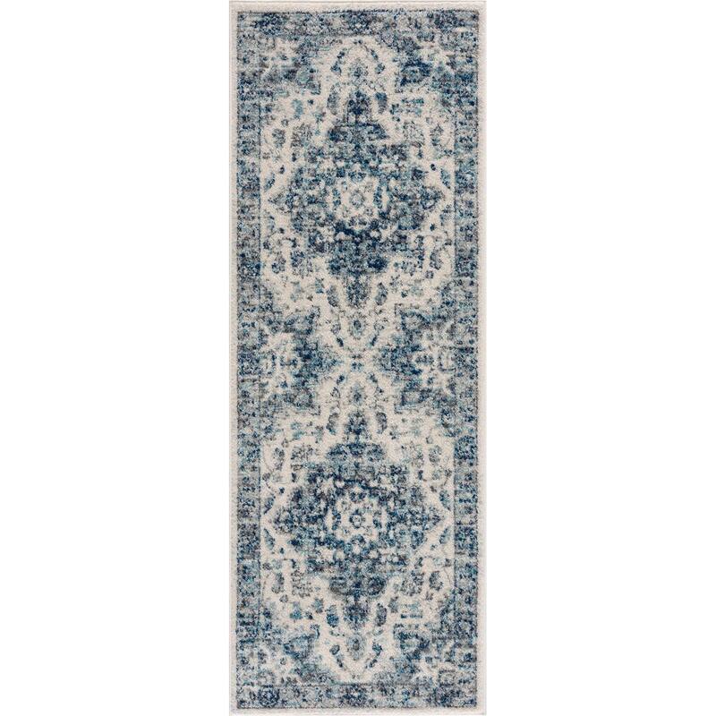 Hauteloom Istanbul Collection Vintage Oriental Traditional Medallion Area Rug