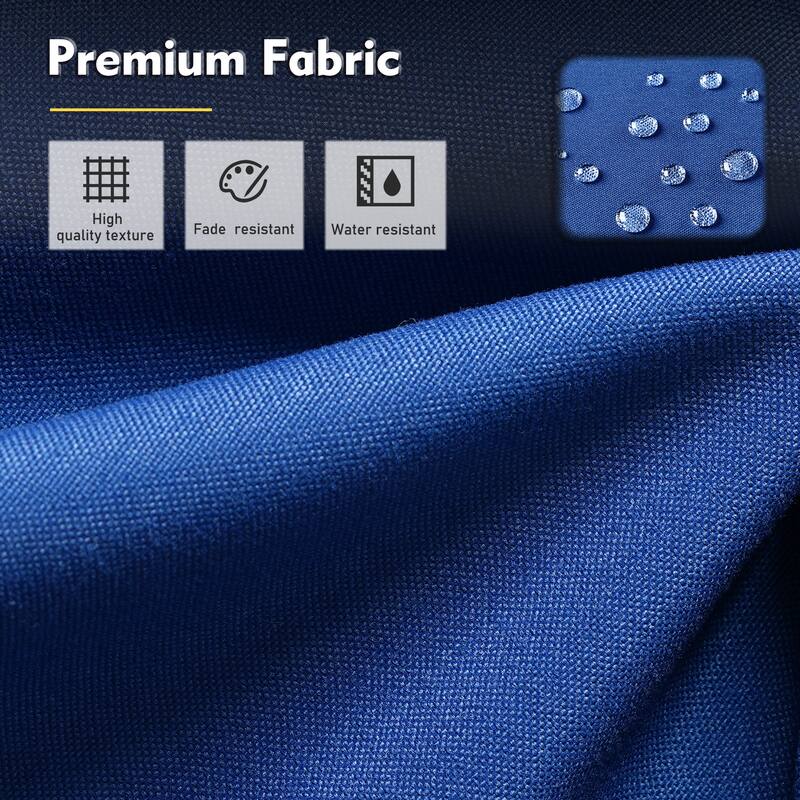 XIZZI Patio Wicker Ottoman with Cushion Outdoor Footrest