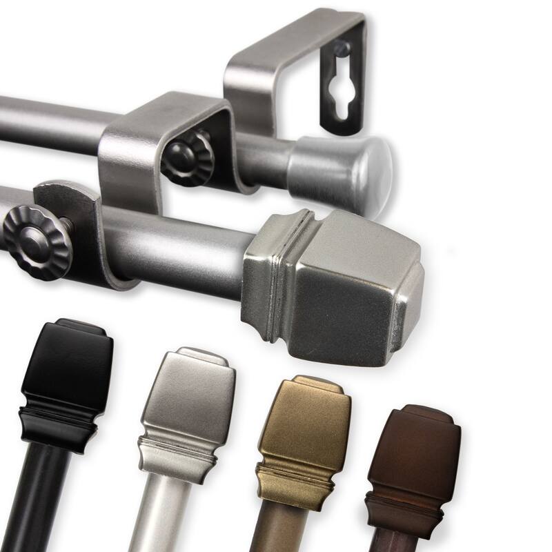 InStyleDesign Urpi Double Curtain Rod 5/8-inch dia.