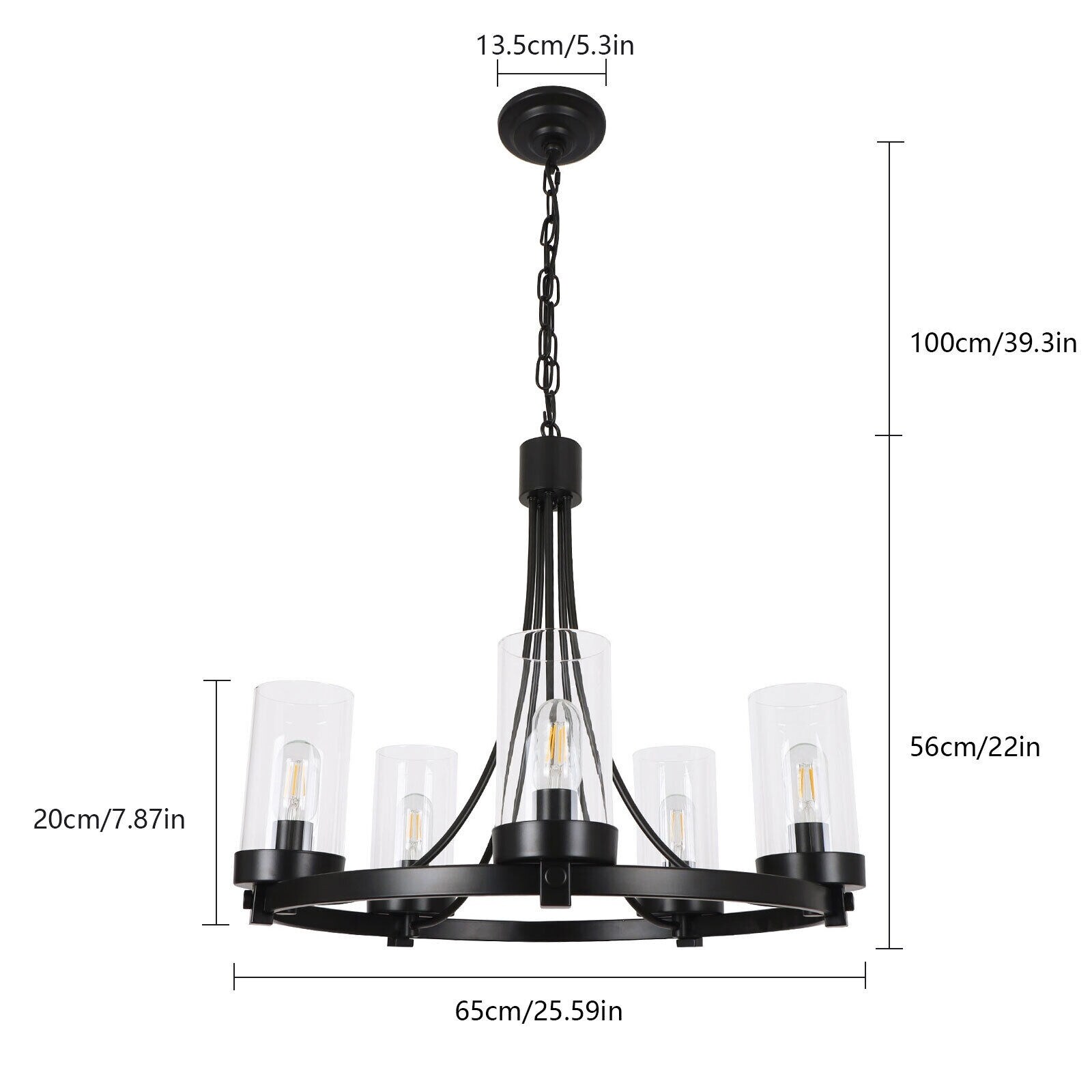 Gusman 5 light chandelier online