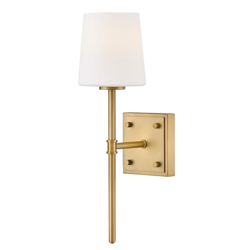 Hinkley Lighting 46950 Saunders 16" Tall Wall Sconce - Lacquered Brass