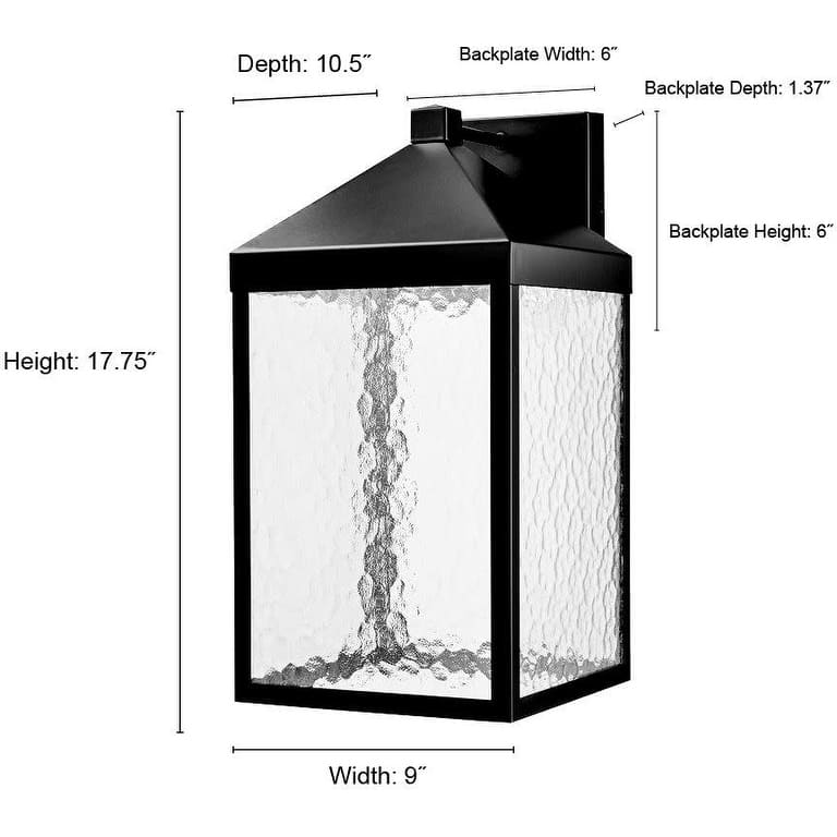 Millennium Lighting 72201 Aaron 18" Tall LED Outdoor Wall Sconce with