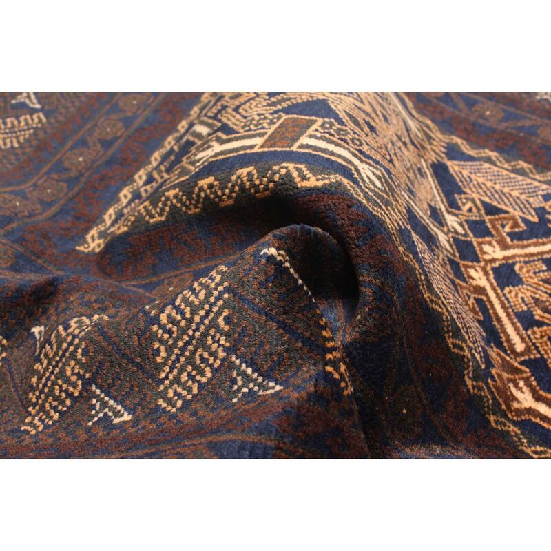 ECARPETGALLERY Hand-knotted Teimani Brown Wool Rug - 2'11 x 4'11