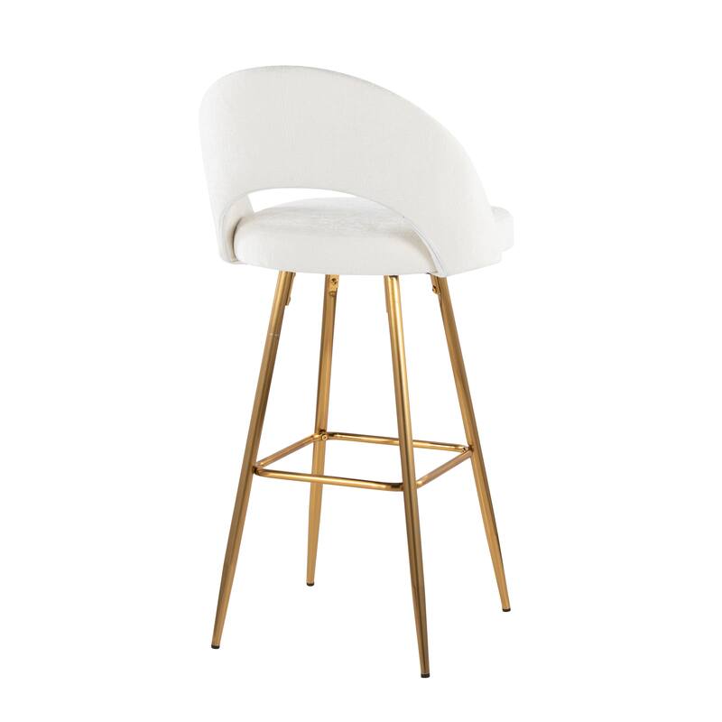 Renee Upholstered 30" Fixed-height Barstool - Set Of 2