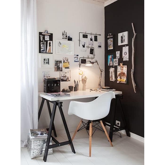 Modern Plastic Dining Chair with Eiffel Dowel Wood Legs – Mid-Century Accent Chair for Kitchen, Dining Room, or Office