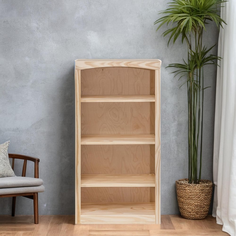 Arch+Haven Solid Wood Bookcase 24 x 48