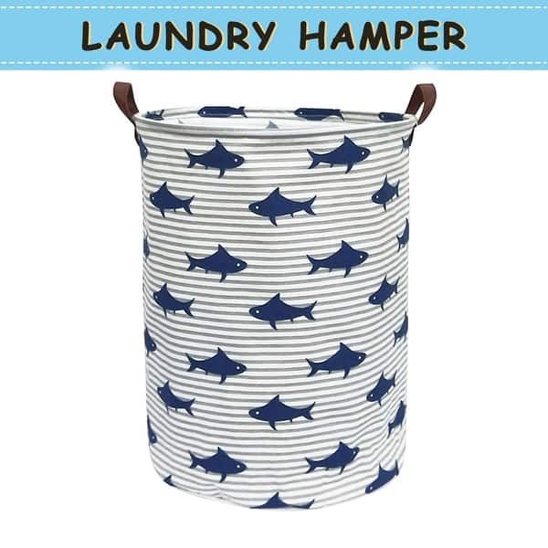 Auchen Laundry Hamper Waterproof Laundry Baskets With Handles Collapsible Canvas Basket For Toy Organizer Clothes Hamper Overstock 32432393