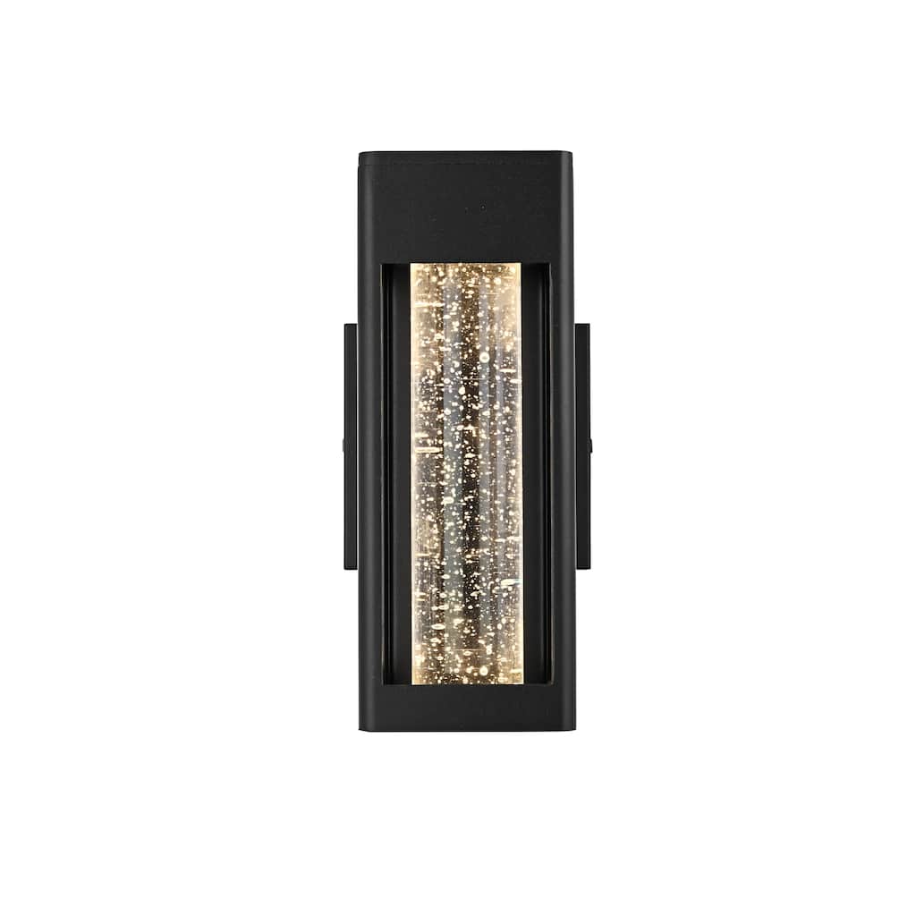 Julius LED Outdoor Wall sconce in Black