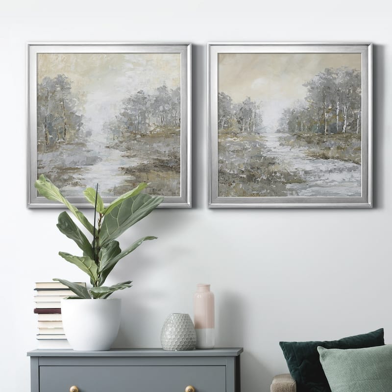 Babbling Brook I-Premium Framed Canvas - Ready to Hang - Multi-Color