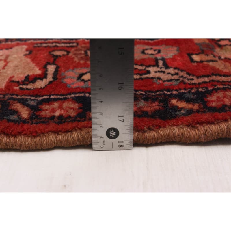 ECARPETGALLERY Hand-knotted Anatolian Vintage Brown, Red Wool Rug - 5'2 x 8'9