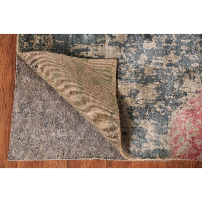 Abstract Contemporary Foyer Rug Hand-Knotted Wool Carpet - 3'0"x 6'5"