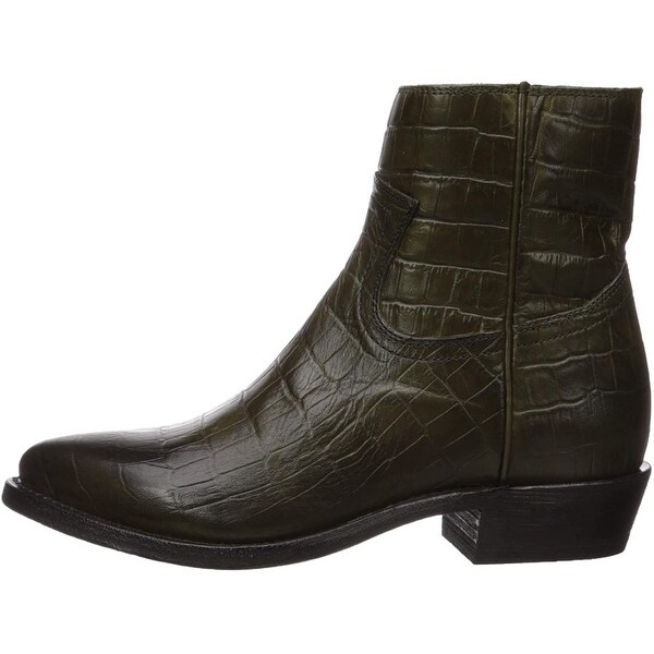 Frye Women's Shoes 3470806-BDY Leather Closed Toe Ankle Fashion Boots - 6.5. Opens flyout.