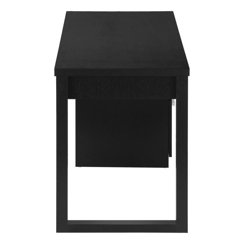 Contemporary Computer Desk with 3 Drawers, Reversible Setup, and Sleek Design for Home or Office Use