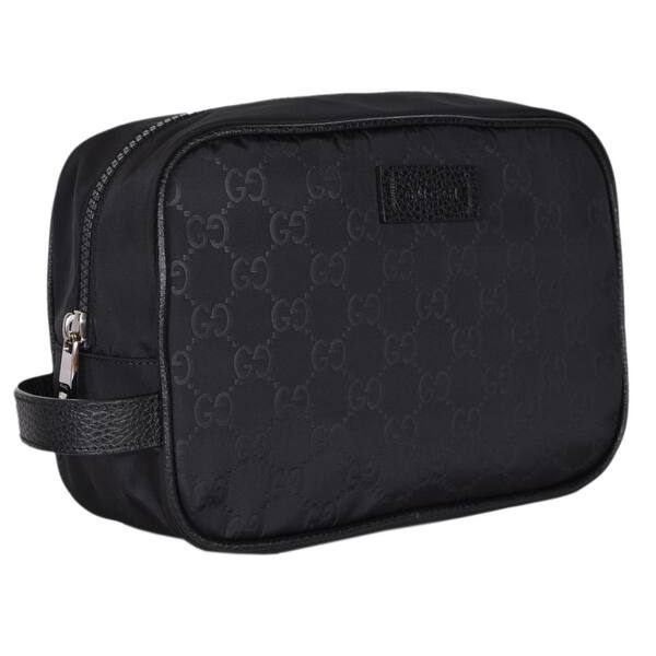 Gucci Toiletry Bag Mens Black Personalised Toiletry Bag