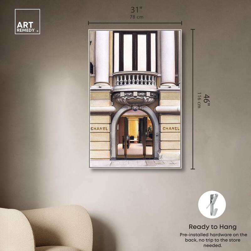 Expensive Store in Paris Canvas by Art Remedy