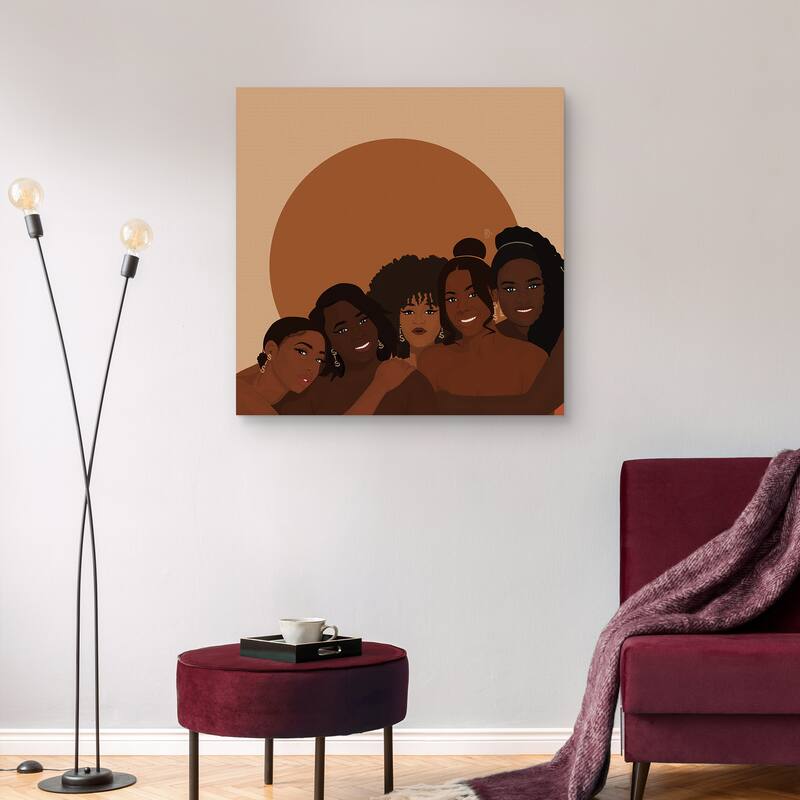 Sisterhood by Princella Canvas Art Print
